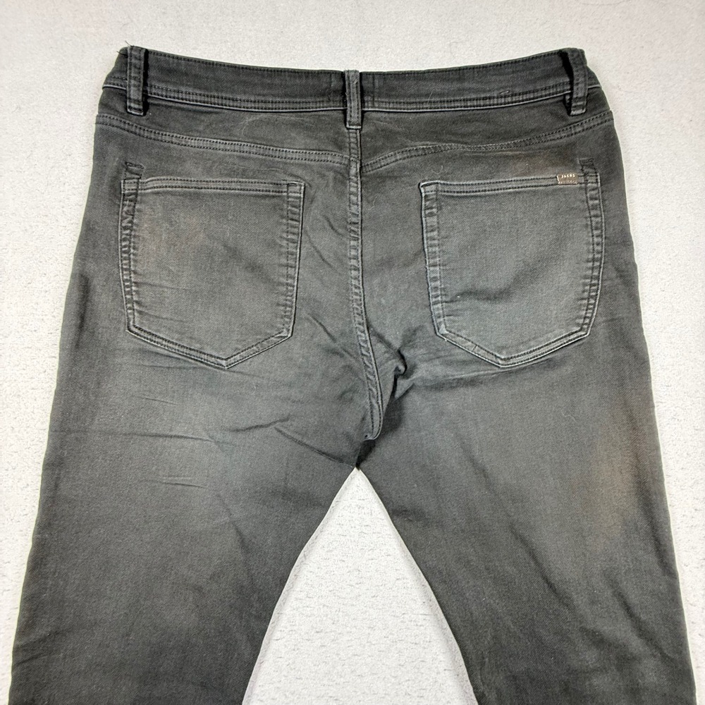 Wax Jean Womens Black Skinny Cargo Pants Stretch Twill Mid Rise Pocketed
